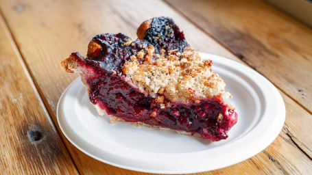 Bang! Bang! Blackberry Basil Lime Pie