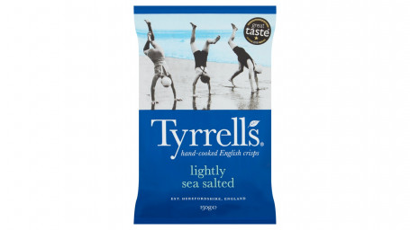 Tyrrells Lightly Sea Salted Sharing Chips 150G
