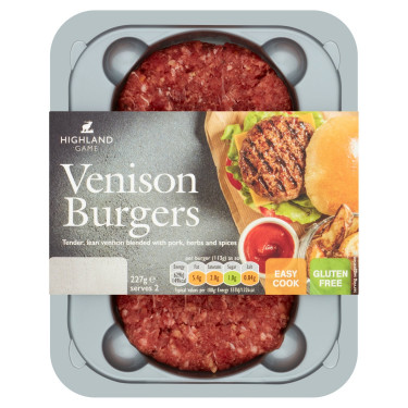 Highland Wild Hertenburgers 2 Quarter Pounders 227G