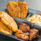 Fried Pork (Griot Griyo) With Slice Fried Plantain