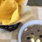 Black Bean Hummus With Tortilla Chips (Beans,Queso Fresco,Salsa Verde) (1)
