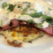 Benedict Breakfast (One Fried Egg, Bacon, Habanero Cheese Sauce, One Potato Latke (1)