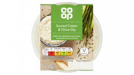 Co Op Zure Room Bieslook Dip 200G