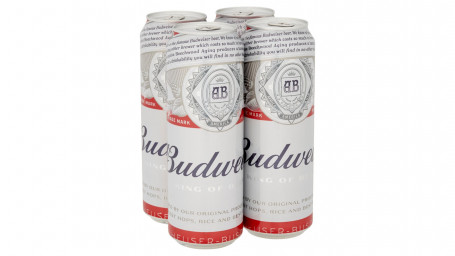 Budweiser Lager Bier Blikjes 4 X 568Ml