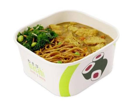 Tofu Curry Yakisoba Bento