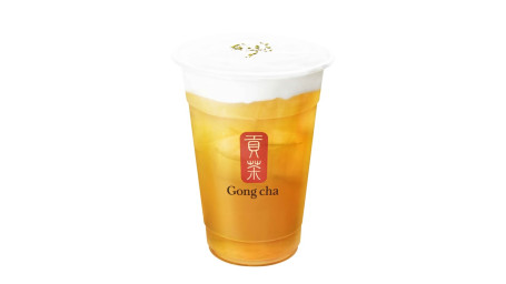 Milk Foam Green Or Oolong Tea