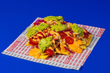 Loaded Nachos With Mexican Veg