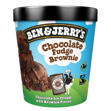 Ben Jerry's Chocolade Fudge Brownie Ijs 465Ml