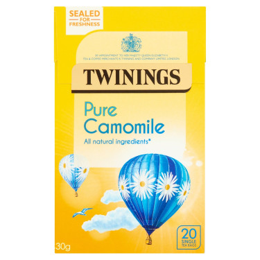 Twinings Pure Kamille Theezakjes 20 Stuks