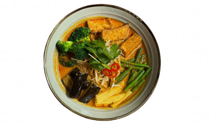 Vegetable Laksa Soup Noodle