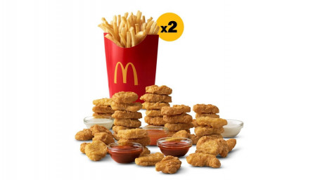 40 Mcnuggets 2 L Friet