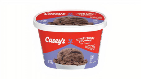 Casey's Super Fudge Brownie-Ijs 1.5Qt