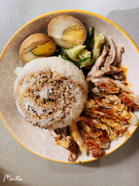 Teriyaki Grill Chicken On Rice Zhào Shāo Jī Bā Fàn