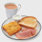 cuì nèn yú liǔ． pèi shí pǐn、 duō shì、 chá fēi fish fillet． w food． w toast． w tea or coffee