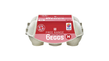 Co-Op 6 Medium Free Range Eggs