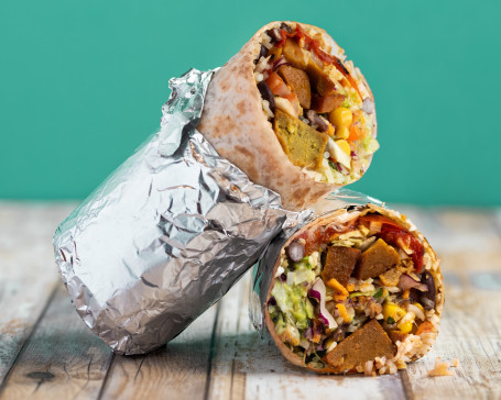 Bbq Seitan Chyk'n Burrito (Grande) (V)