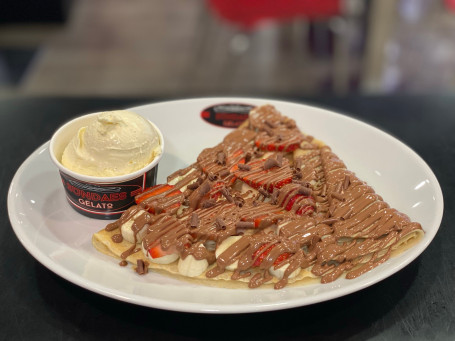 Velvet Milk Chocolate Crepe