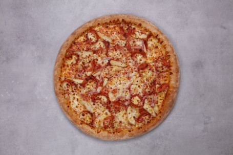 Chicken, Pepperoni Ham Pizza