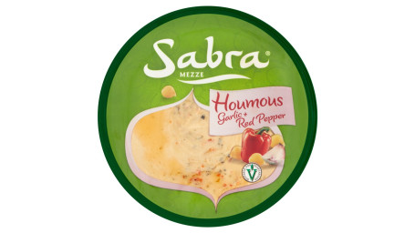 Sabra Mezze Garlic Red Pepper Houmous 200G