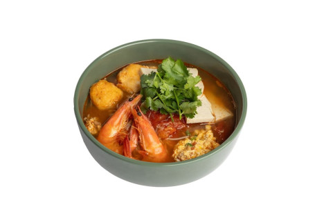Rice Vermicelli In Tomato Crab-Soup