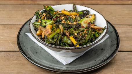 Geroosterde Broccolini Aan De Zijkant