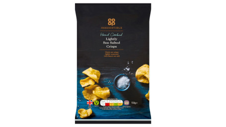 Co-Op Onweerstaanbare Handgekookte Licht Zeegezouten Chips 150G