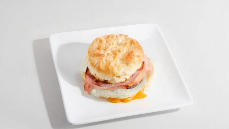 Ham, Egg Cheese Biscuit Sandwich