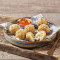 Nieuwe Dubbele Mozzarella, Basilicum Tomaat Arancini (V)