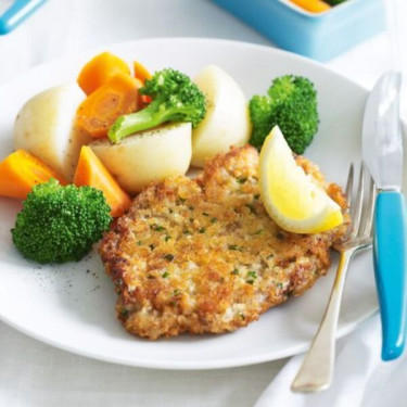 Schnitzel Broccoli