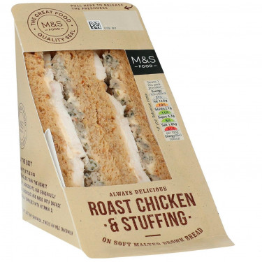 M S Food Roast Chicken Vulling Sandwich