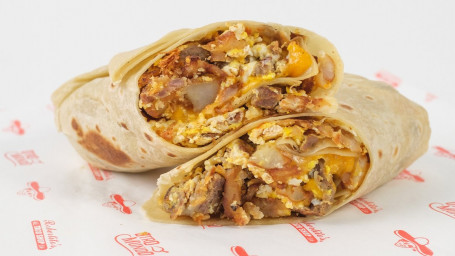 6. Steak, Potato, Eggs, Cheese Burrito