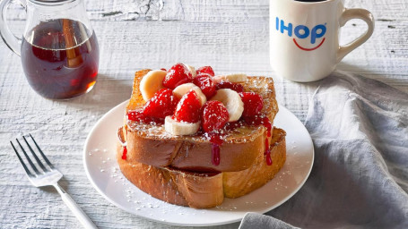 Nieuw! Dikke 'N Fluffy Aardbei Banaan French Toast