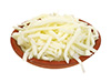Gedeeltelijk gesmeerde mozzarella kaas
